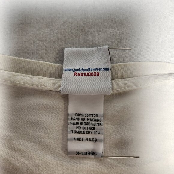 RARE Vintage MR. DIZZY 2007 Sun Faded White Cartoon T-Shirt Size X-Large U.S.A. - Picture 15 of 17